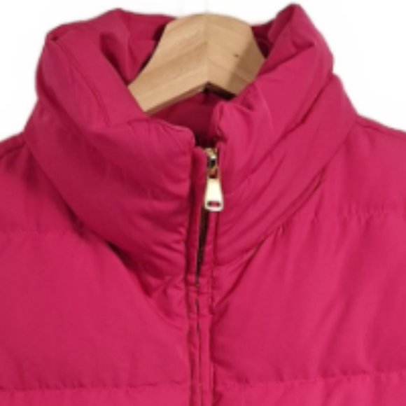 Talbots Womens Pink Down Insulated Full Zip Puffer Vest Jacket Size 0P - Picture 2 of 7